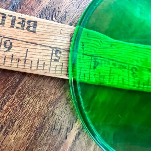 Vintage Napco Footed Green Vase - Picture 7 of 11